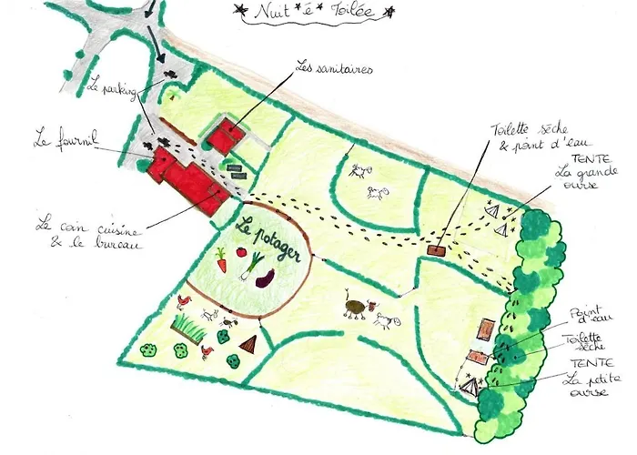 Nuit *e* Toilee A La Ferme Du Petit Puyaume * Montravers